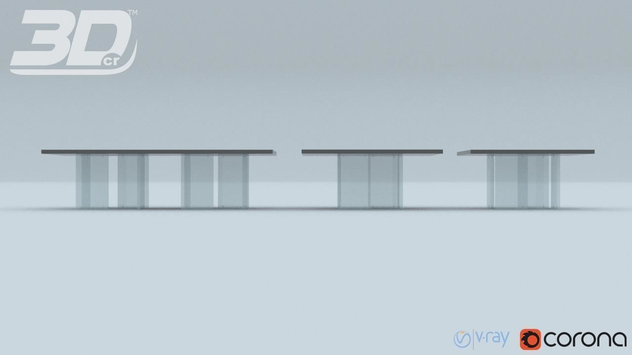 Barak Table Set 3D model_9