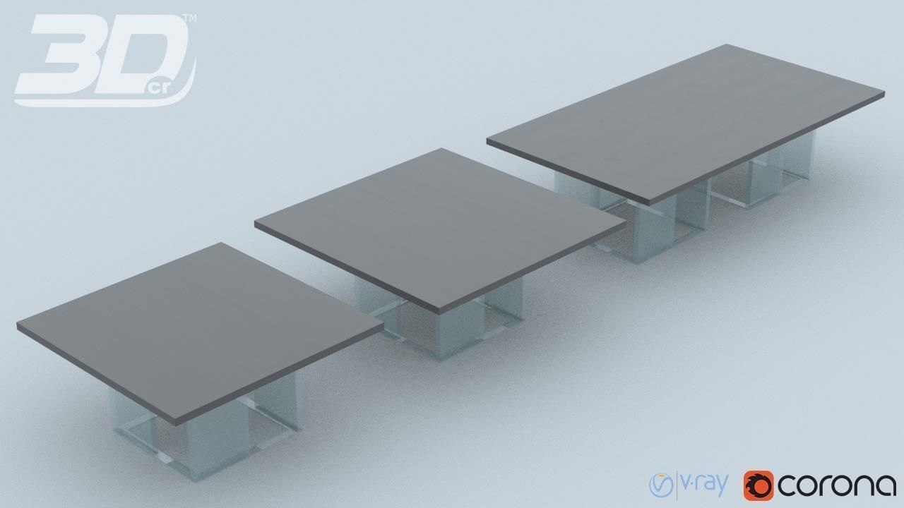 Barak Table Set 3D model_7