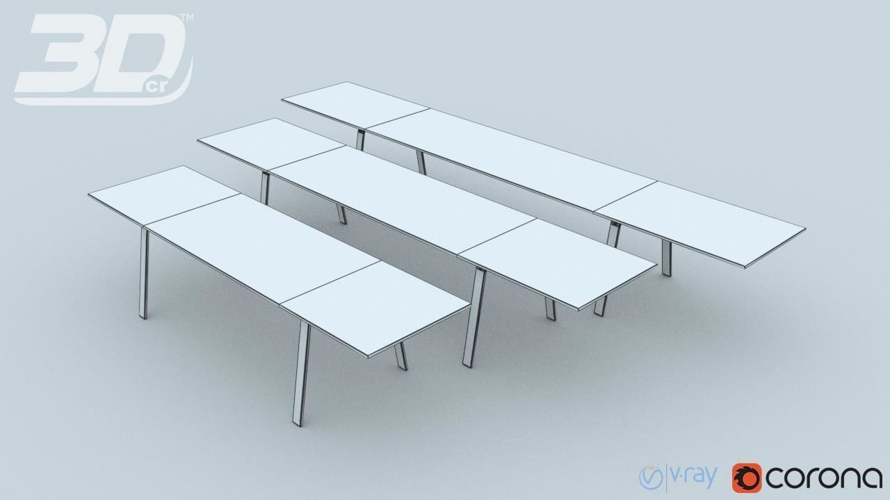 Baakshi Table Set 3D model_1
