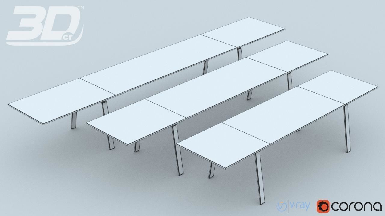 Baakshi Table Set 3D model_3