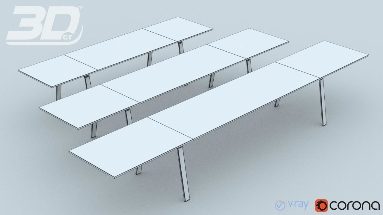 Baakshi Table Set 3D model_7