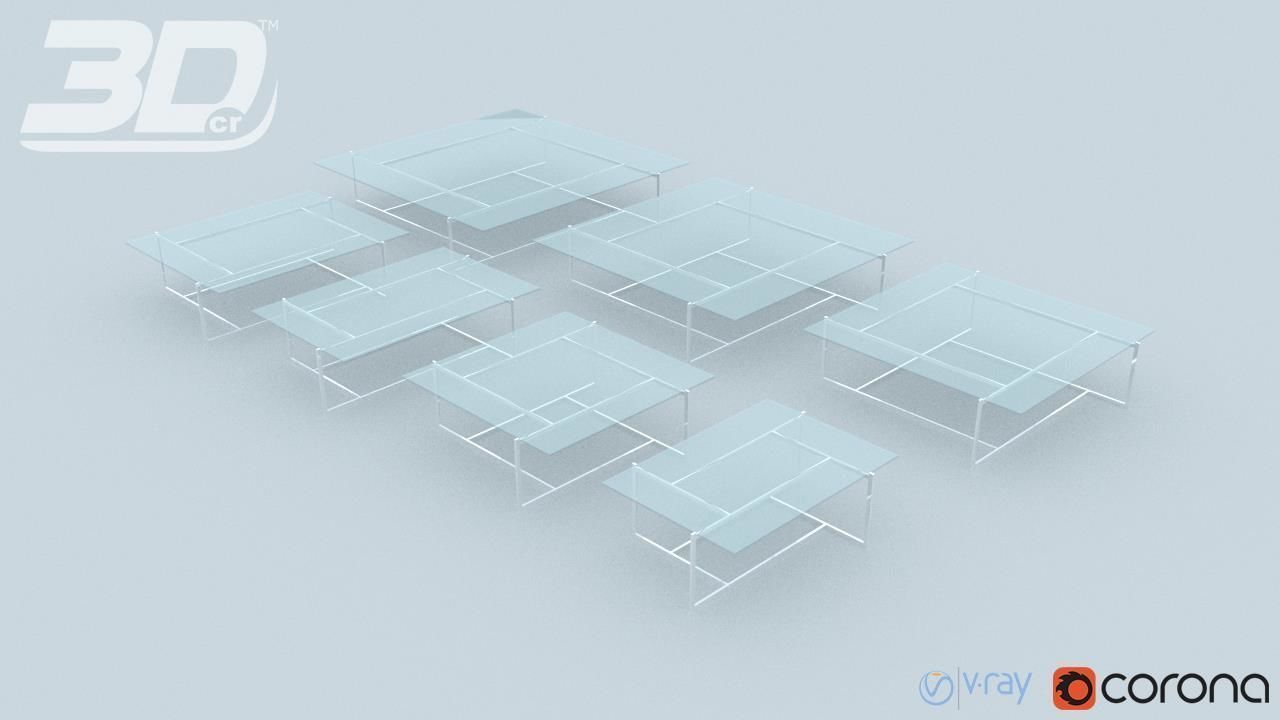 Asralyn  Table Set 3D model_1