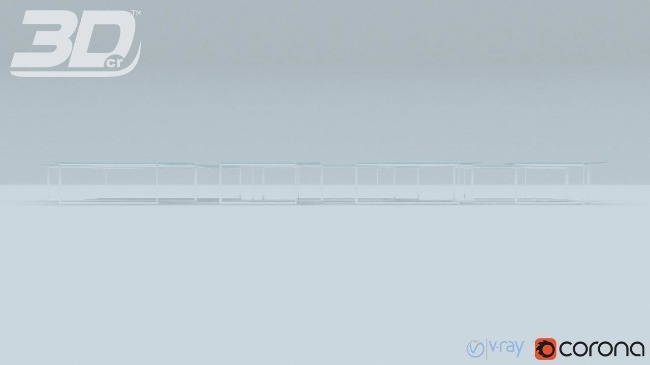 Asralyn  Table Set 3D model_9