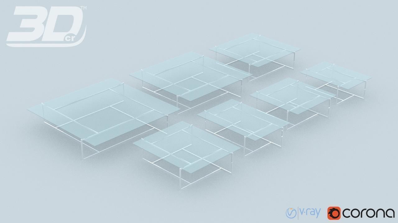 Asralyn  Table Set 3D model_3