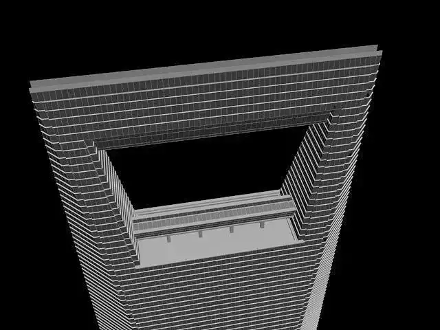 Shanghai World Financial Center Tower 3D model