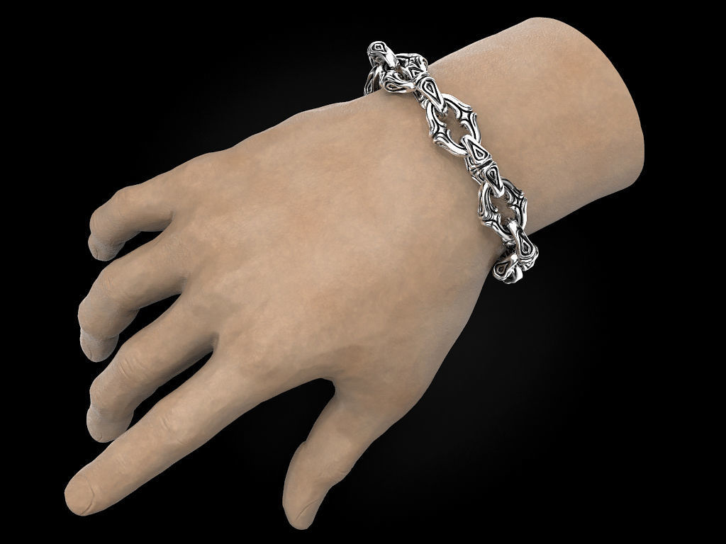 Bracelet for a real biker 2 3D print model_7