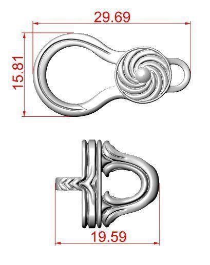 Bracelet for a real biker 2 3D print model_10