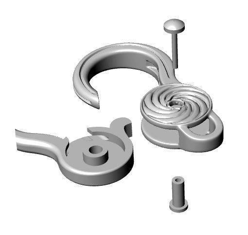 Bracelet for a real biker 2 3D print model_11