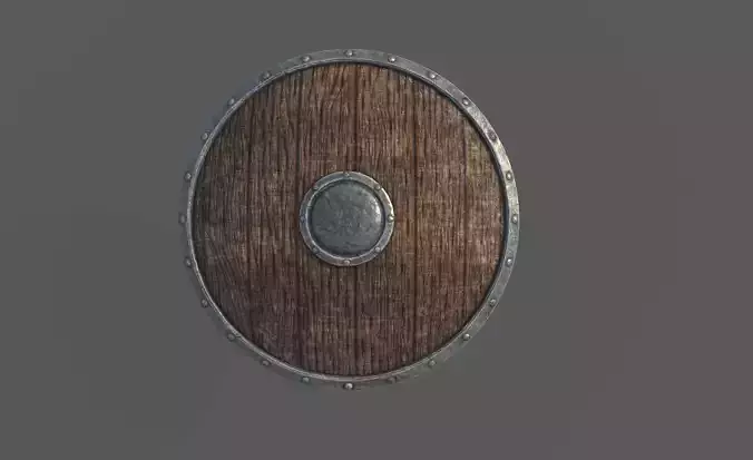 Wooden Vikings Shield 