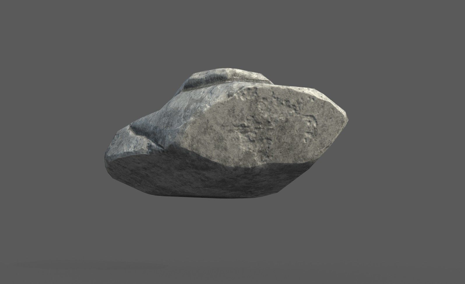Low Poly Rock 1 Game Ready Model Low-poly 3D model_5
