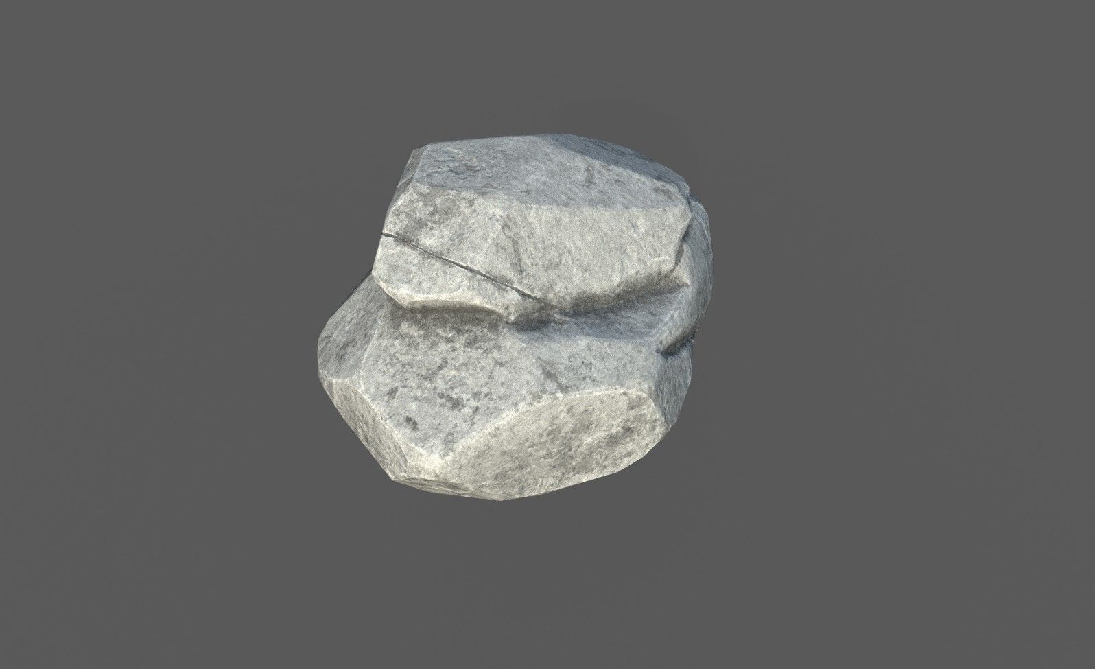 Low Poly Rock 1 Game Ready Model Low-poly 3D model_1