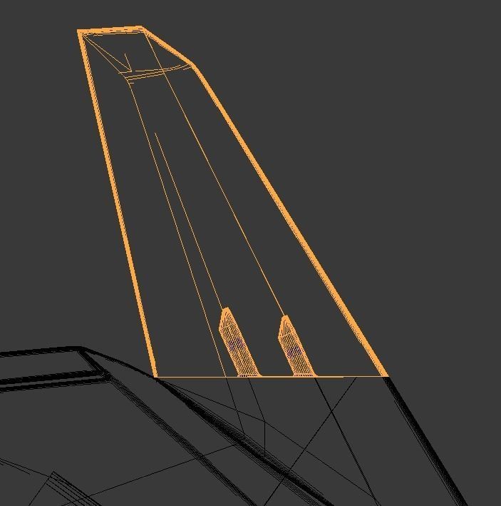 F-117 Nighthawk 3D print model_4