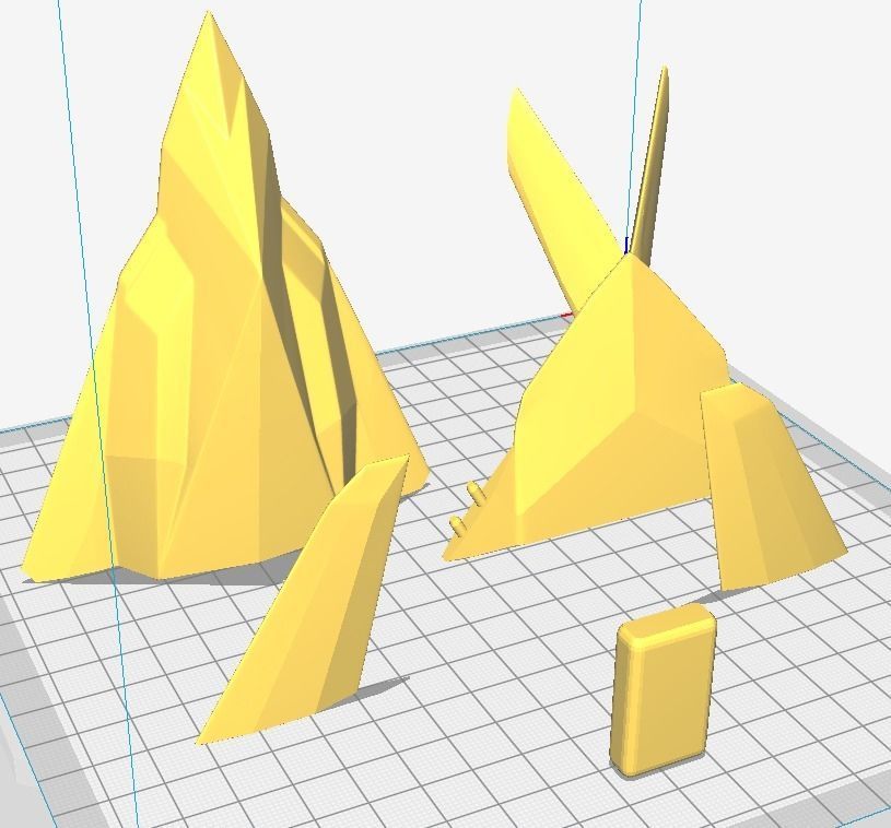 F-117 Nighthawk 3D print model_6