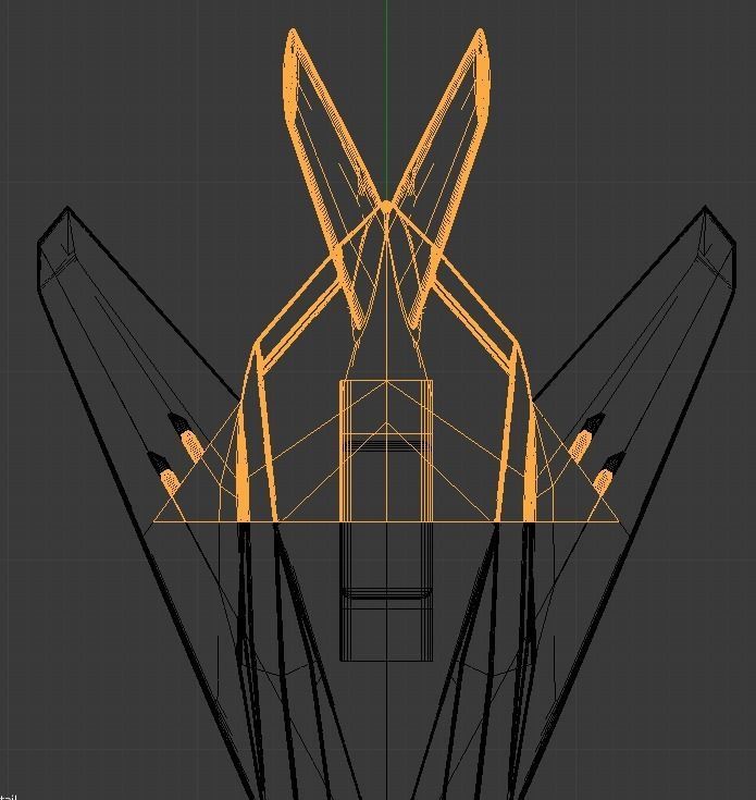 F-117 Nighthawk 3D print model_5