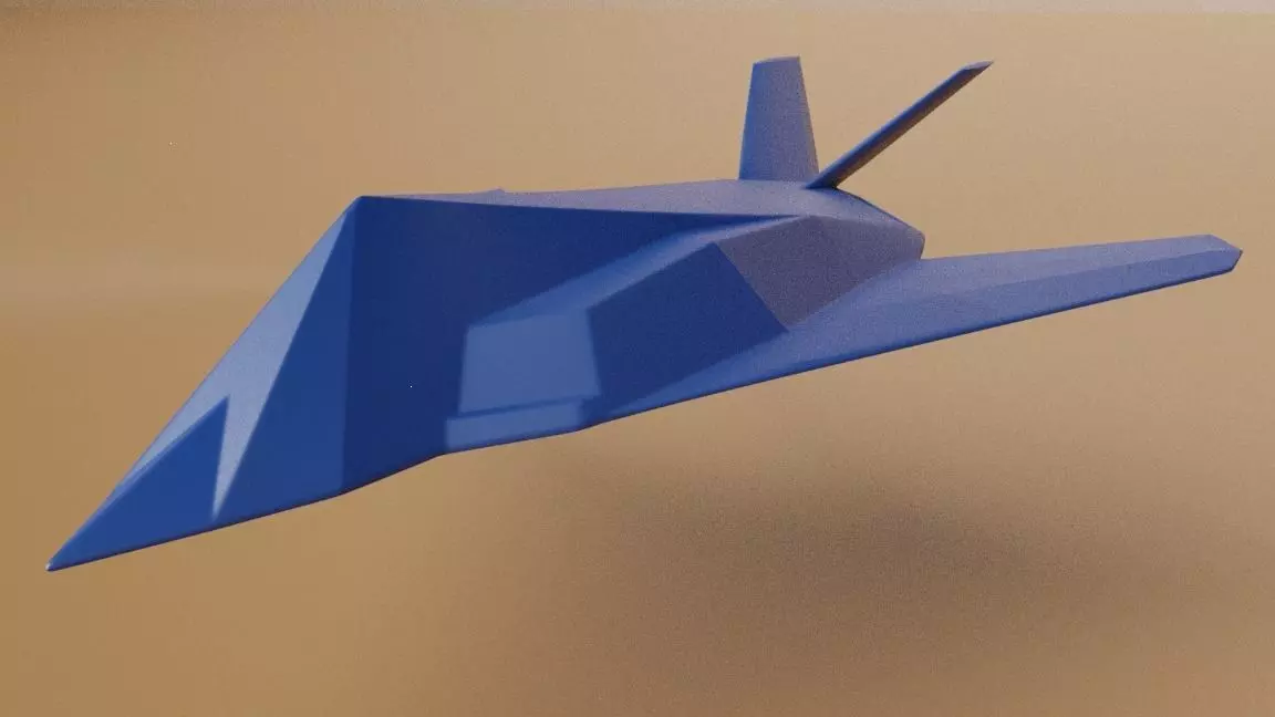 F-117 Nighthawk 3D print model_0