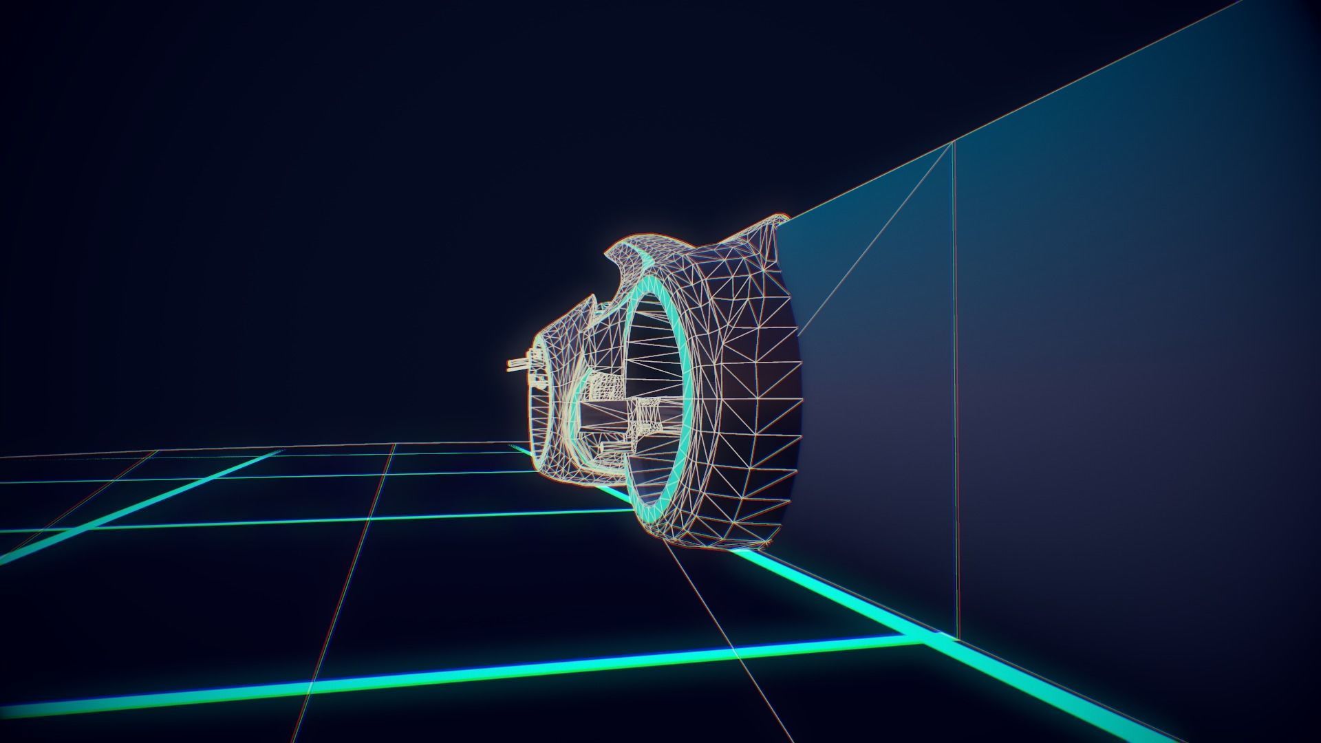 Light Cycle TRON Low-poly 3D model_16