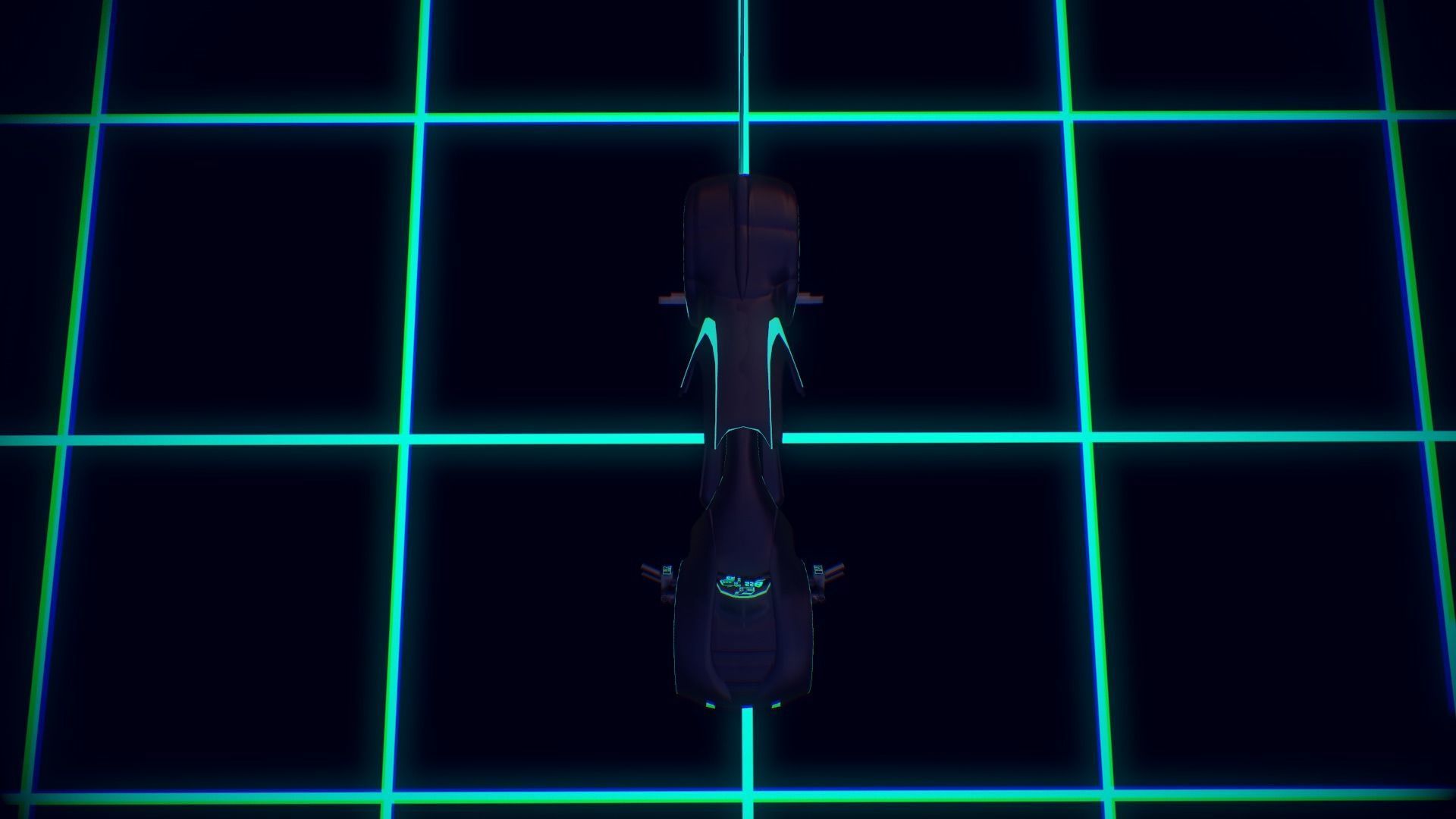 Light Cycle TRON Low-poly 3D model_6