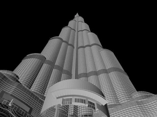 burj khalifa 3D model