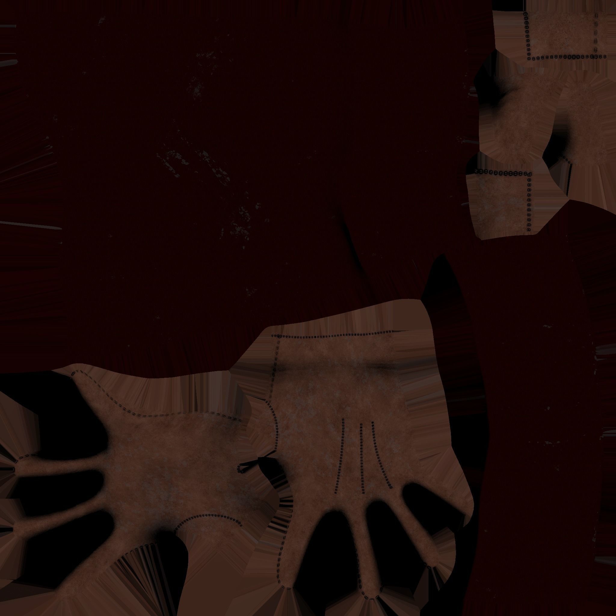 First Person Arm Low-poly 3D model_8