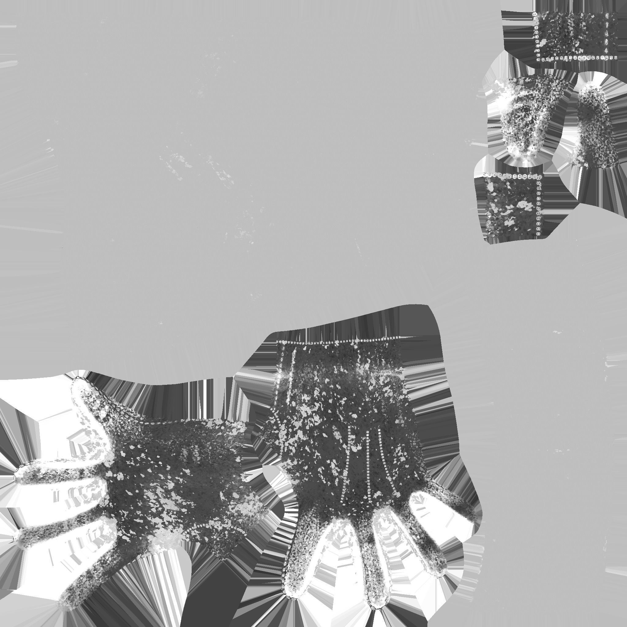 First Person Arm Low-poly 3D model_7