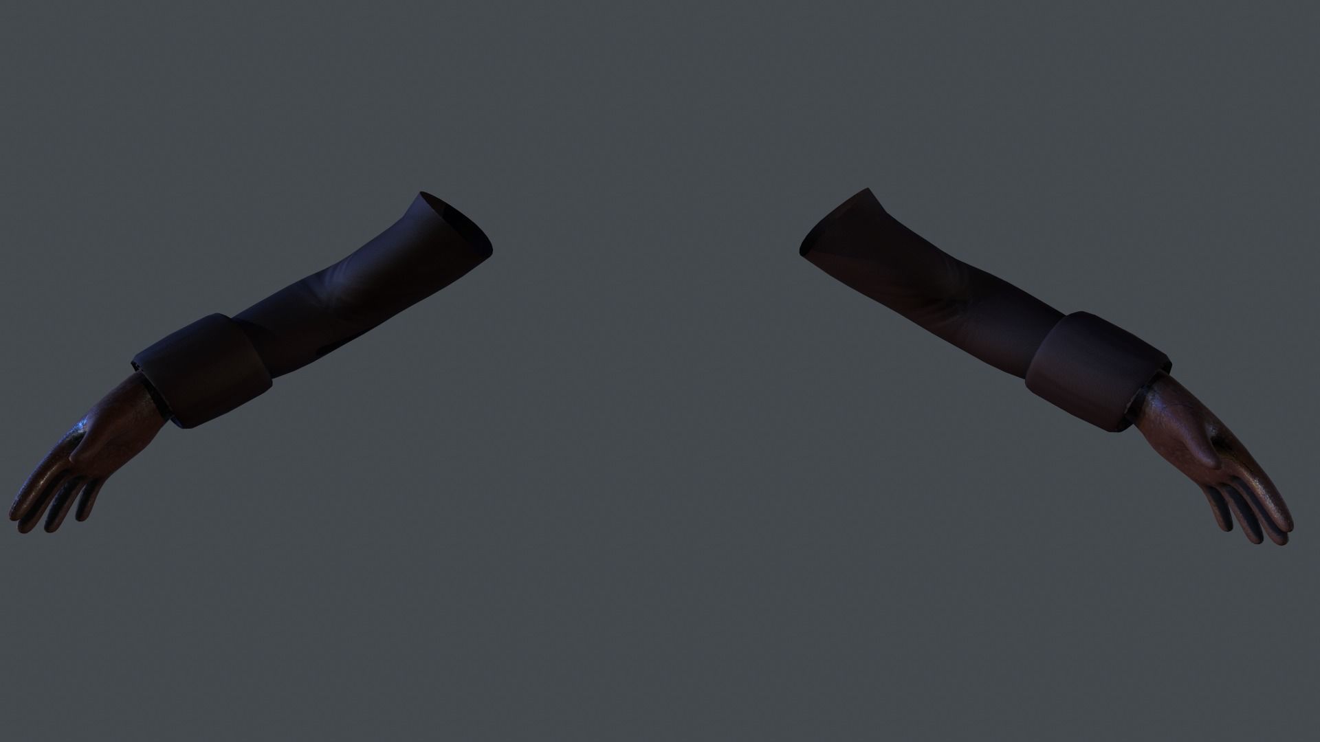 First Person Arm Low-poly 3D model_2