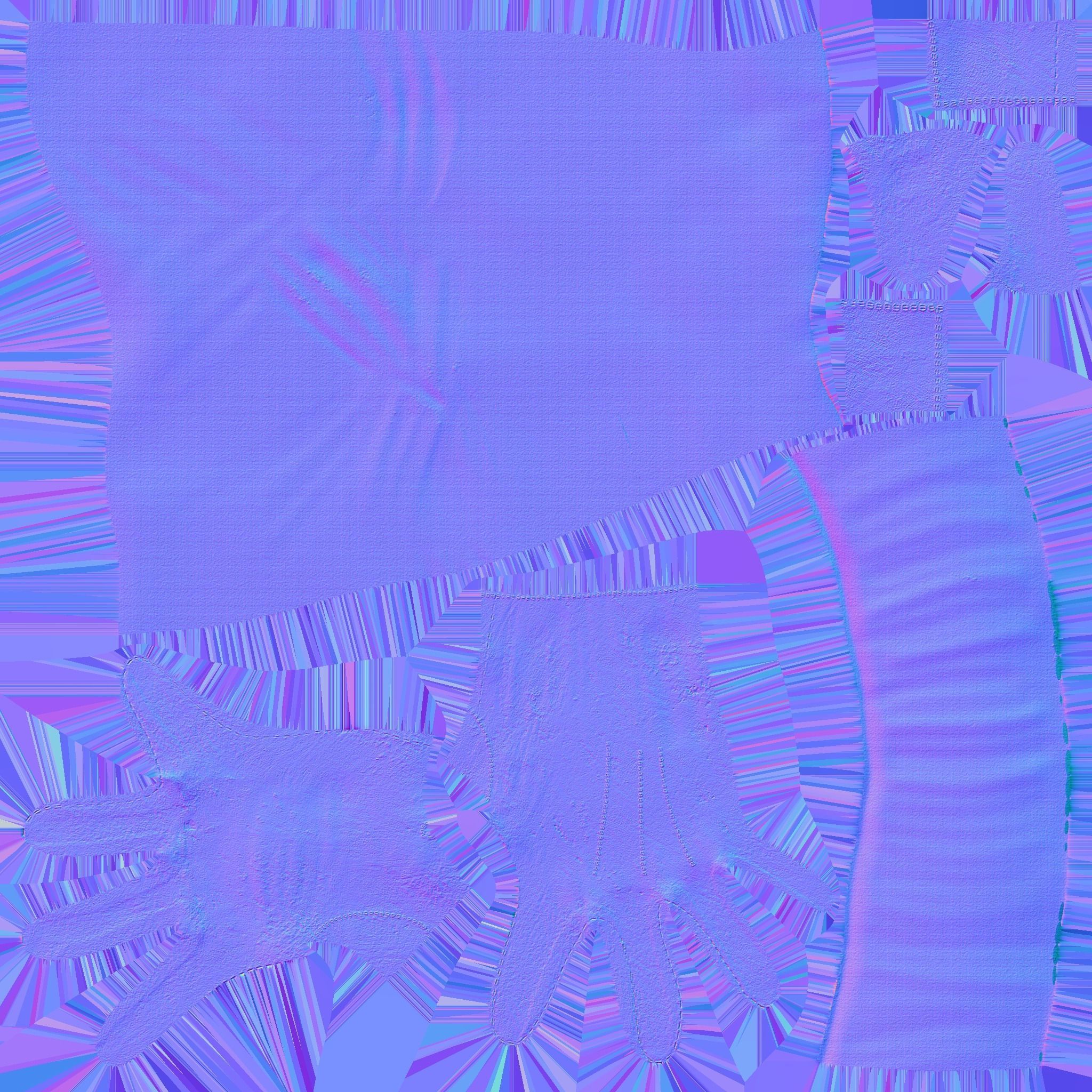 First Person Arm Low-poly 3D model_9