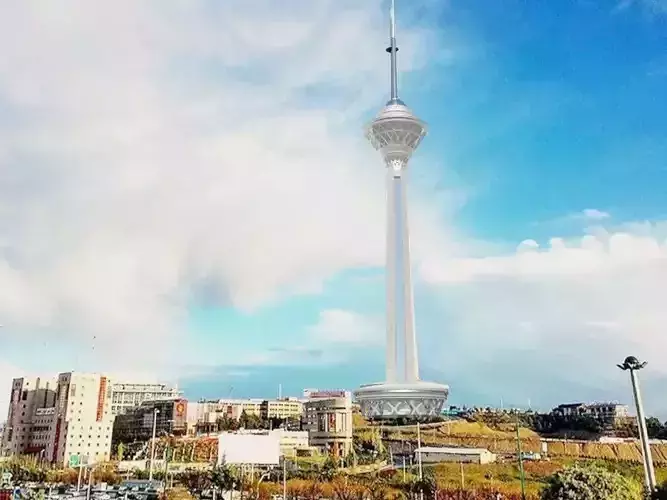 milad tower 3D model