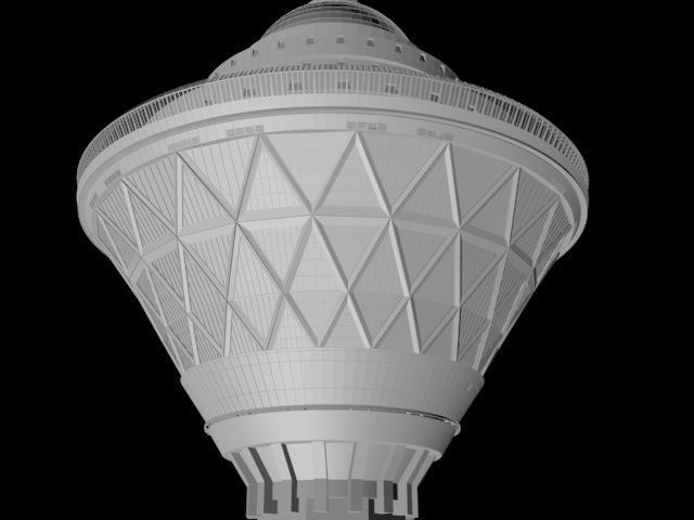 milad tower 3D model_2