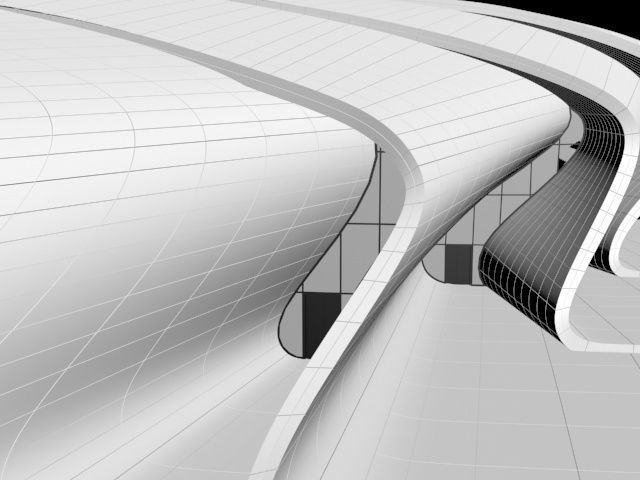 Heydar Aliyev Center 3D model_1
