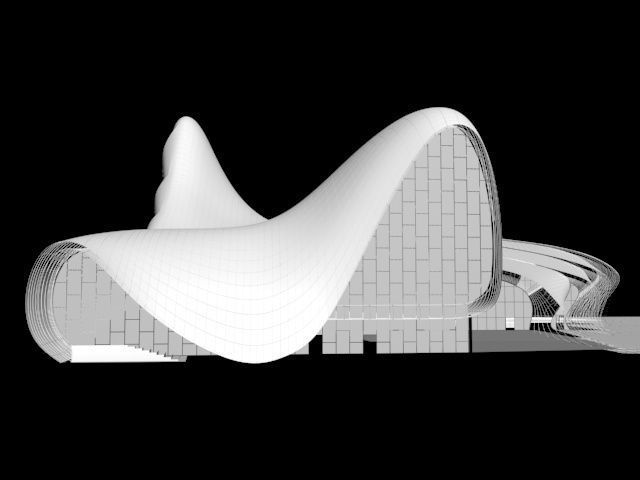 Heydar Aliyev Center 3D model_2