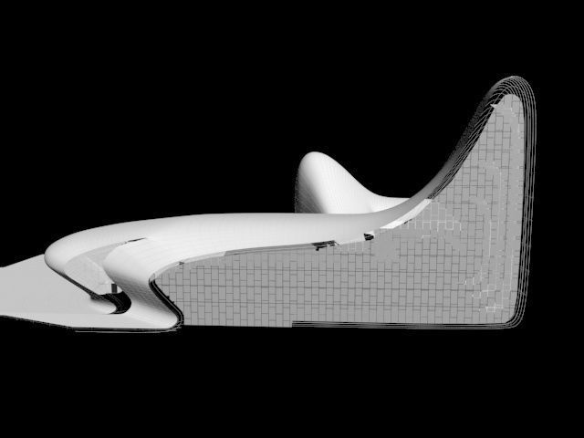 Heydar Aliyev Center 3D model_6