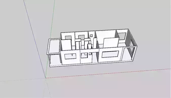 House with roof and windows