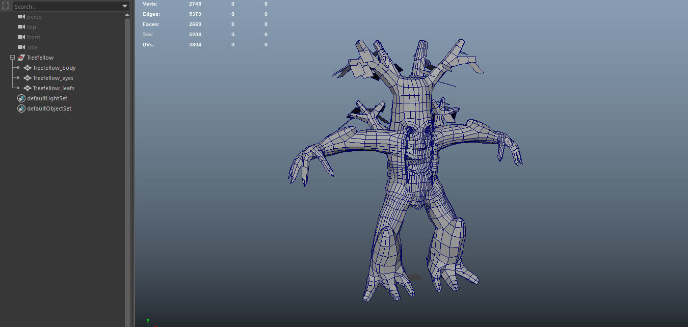 Treefellow tree Free low-poly 3D model_5