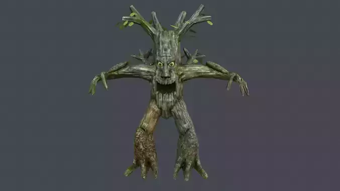 Treefellow tree Free low-poly 3D model