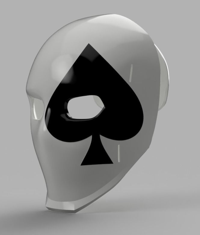 Wild Card Masks 3D print model_2