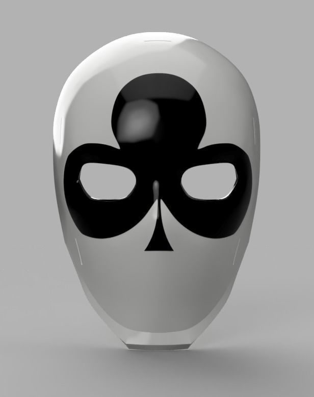 Wild Card Masks 3D print model_3