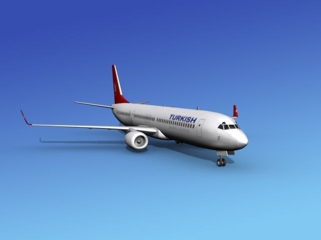 Boeing 737-900ER Turkish Airlines 3D model_2