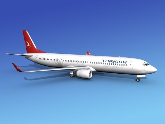Boeing 737-900ER Turkish Airlines 3D model_3