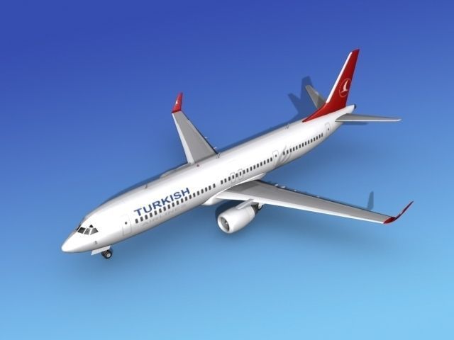 Boeing 737-900ER Turkish Airlines 3D model_10