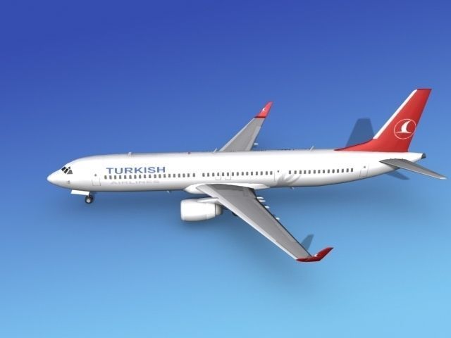 Boeing 737-900ER Turkish Airlines 3D model_8