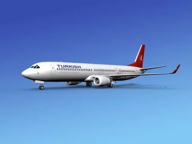 Boeing 737-900ER Turkish Airlines 3D model_0