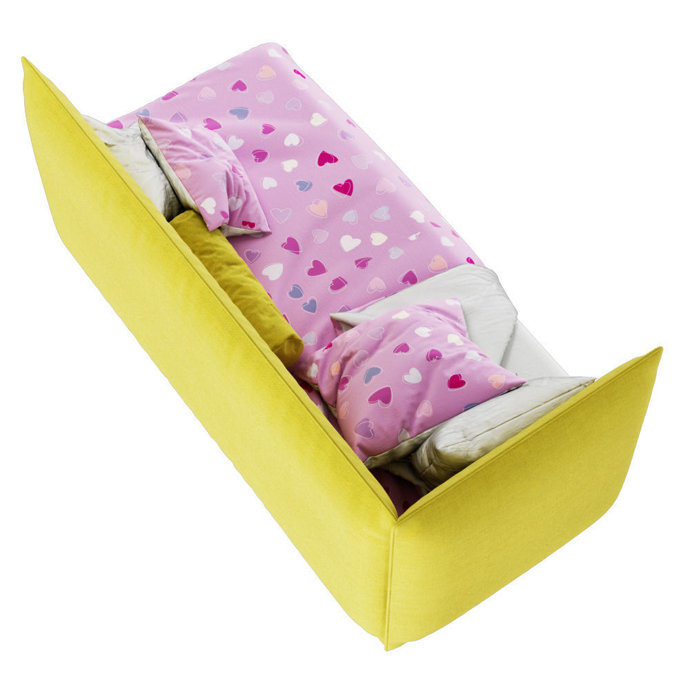 Bed Stella 3D model_3