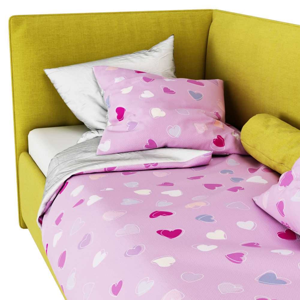 Bed Stella 3D model_2