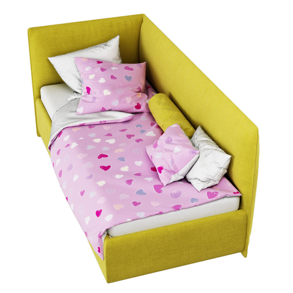 Bed Stella 3D model_5