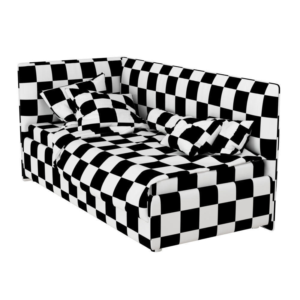 Bed Stella 3D model_9