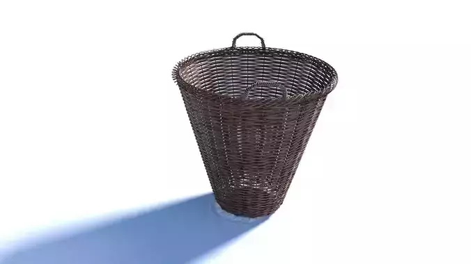 Wicker Basket 3D model