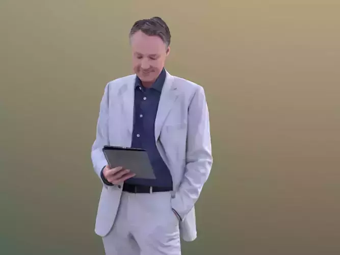 Carlos 10202 - Tablet Business Man