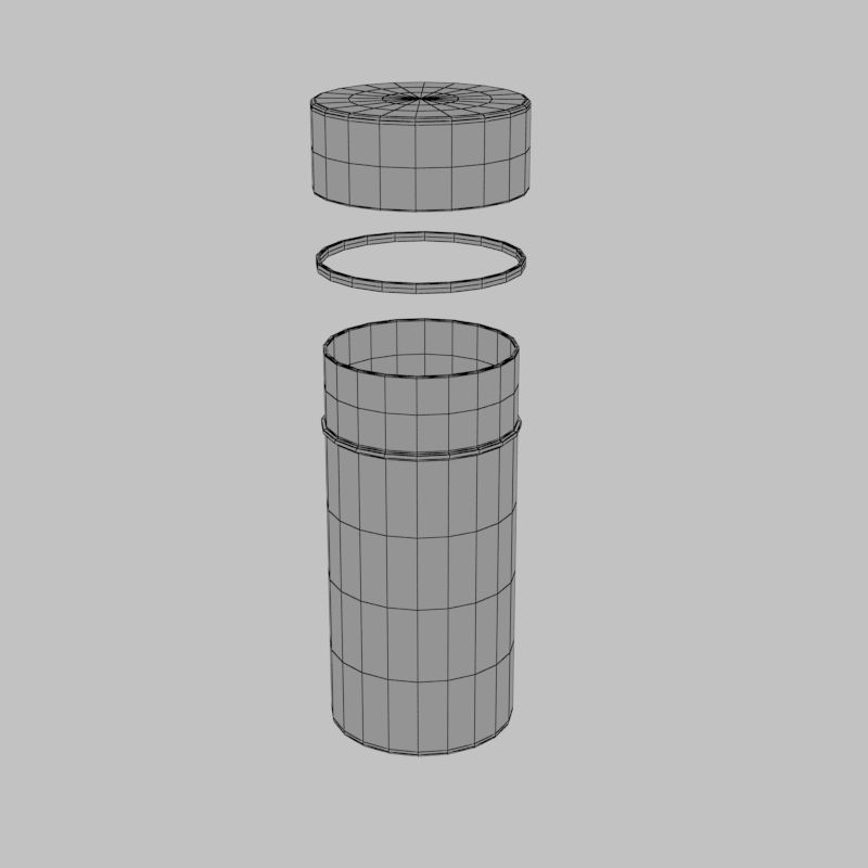 Medicine Bottle 3D model_4
