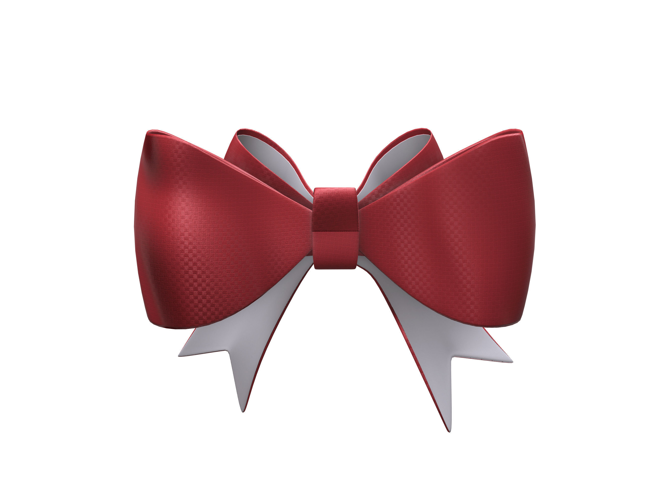 small bow 3D model_2