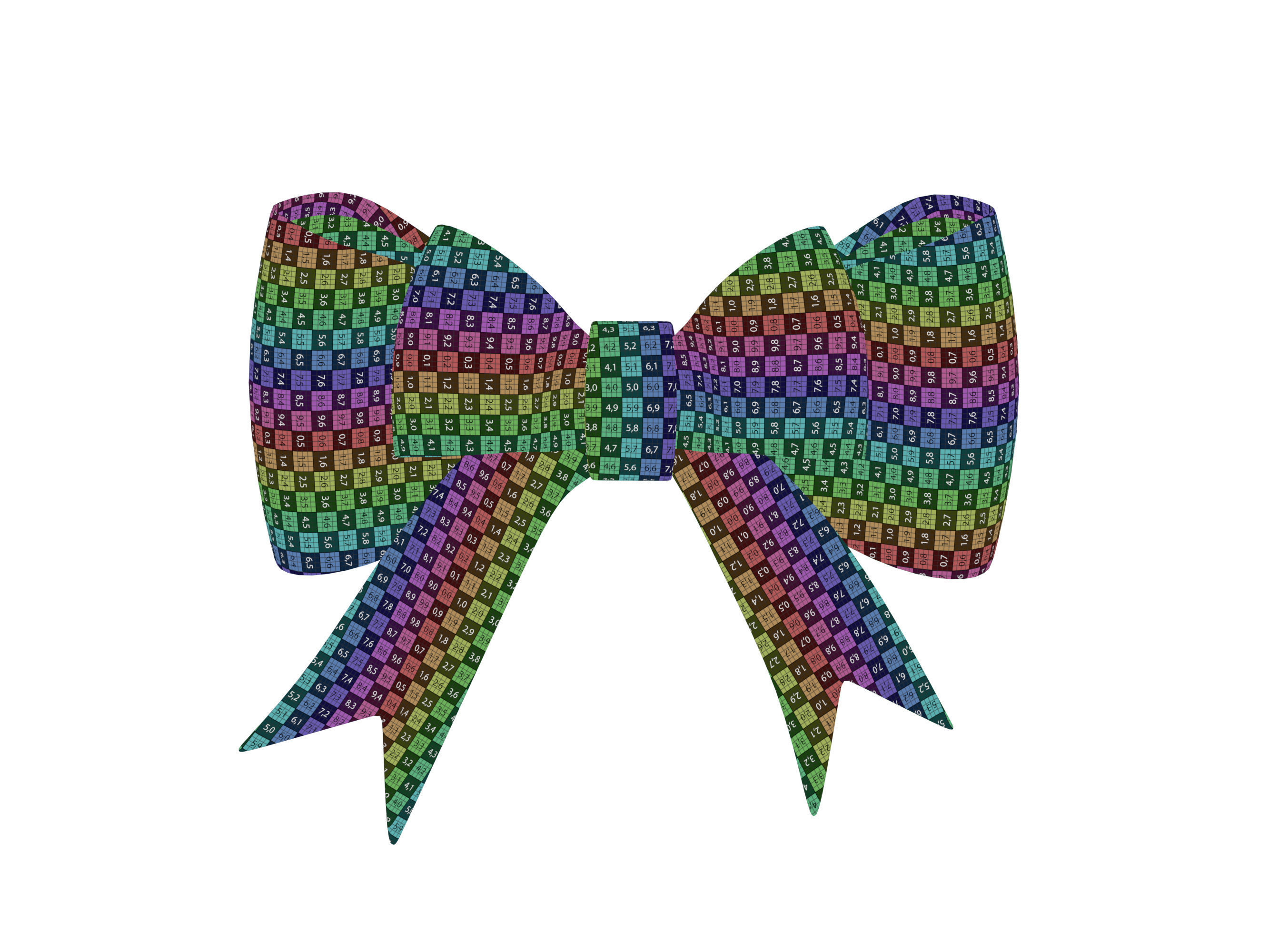 small bow 3D model_7